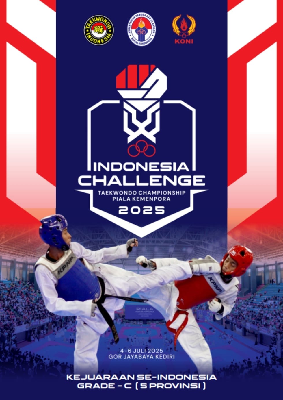 Ajang Pertarungan Prestasi Taekwondo di Tanah Air WOLULAS TAEKWONDO CLUB INDONESIA